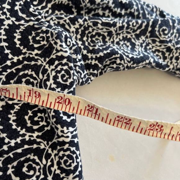 Liz Claiborne Blue white round print zip up hooded jacket XL - Picture 5 of 6